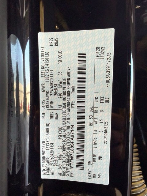 2025 Ford F-150 Platinum