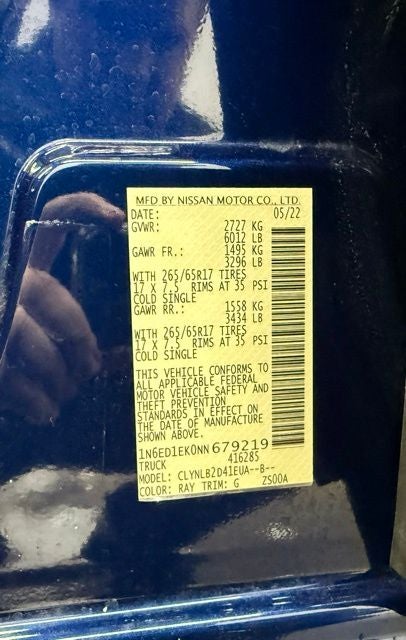 2022 Nissan Frontier SV