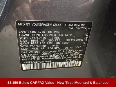 2024 Volkswagen Atlas Cross Sport 2.0T SE w/Technology