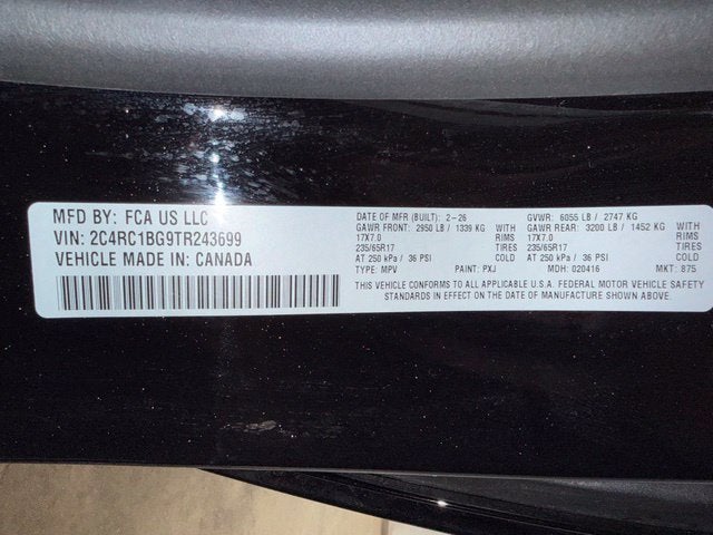 2026 Chrysler Pacifica Select