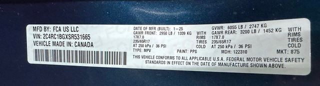 2025 Chrysler Pacifica Select