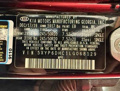 2020 Kia Telluride S