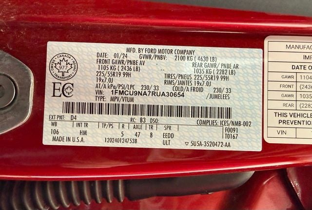 2024 Ford Escape ST-Line Select