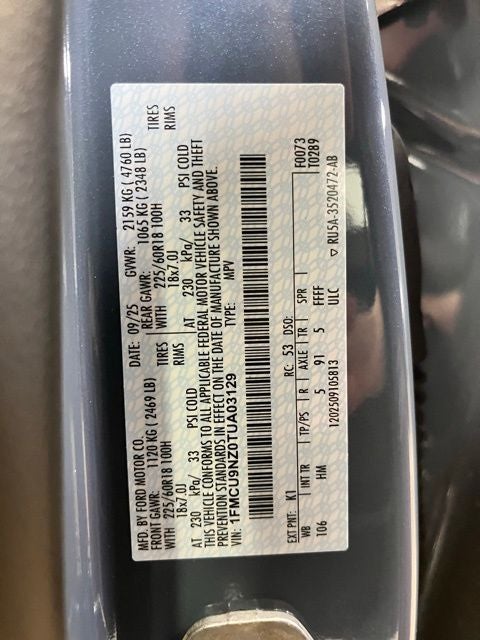 2026 Ford Escape Hybrid ST-Line Select