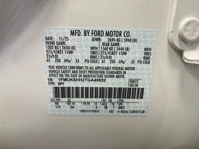 2026 Ford Explorer Platinum