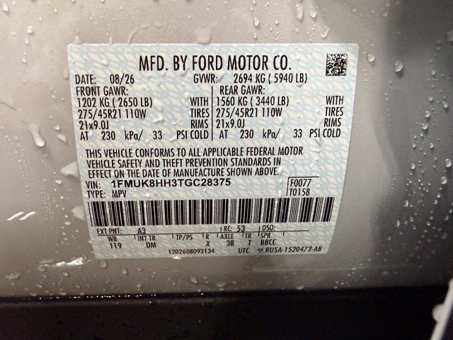 2026 Ford Explorer Platinum
