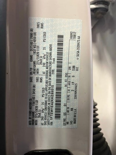 2019 Ford F-150 Lariat