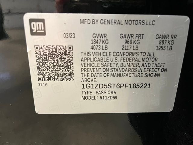 2023 Chevrolet Malibu LT 1LT