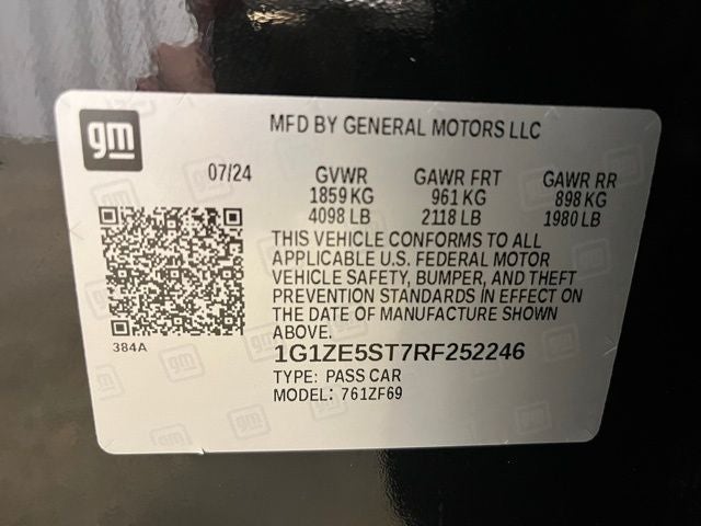 2024 Chevrolet Malibu LT 2LT