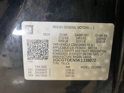 2019 Chevrolet Colorado Z71