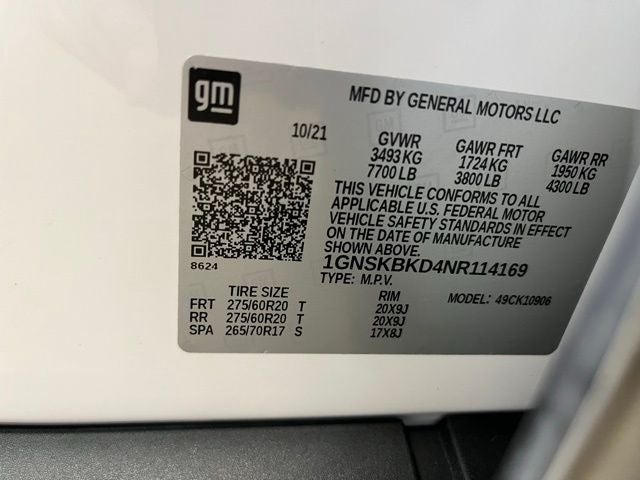 2022 Chevrolet Suburban LS