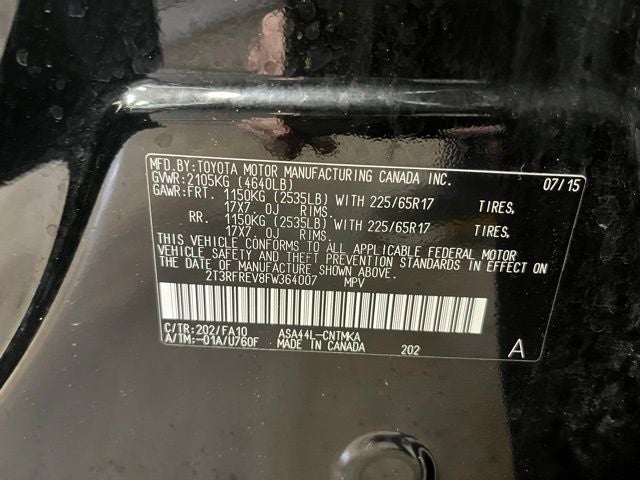 2015 Toyota RAV4 XLE