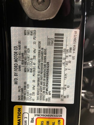 2025 Ford Bronco Sport Heritage