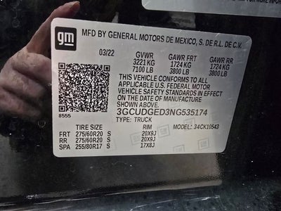 2022 Chevrolet Silverado 1500 LTZ