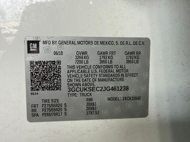 2018 Chevrolet Silverado 1500 LTZ 1LZ