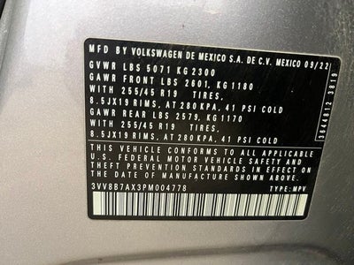 2023 Volkswagen Tiguan 2.0T SE R-Line Black